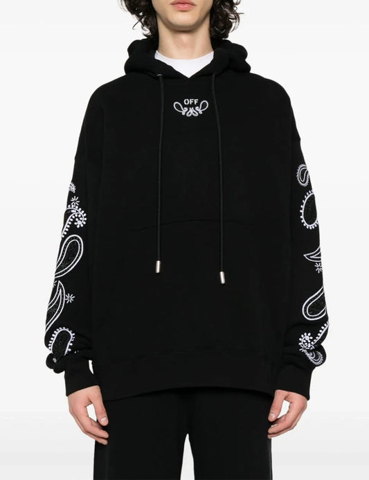 OFF WHITE BANDANA ARR SKATE HOODIE OFF WHITE