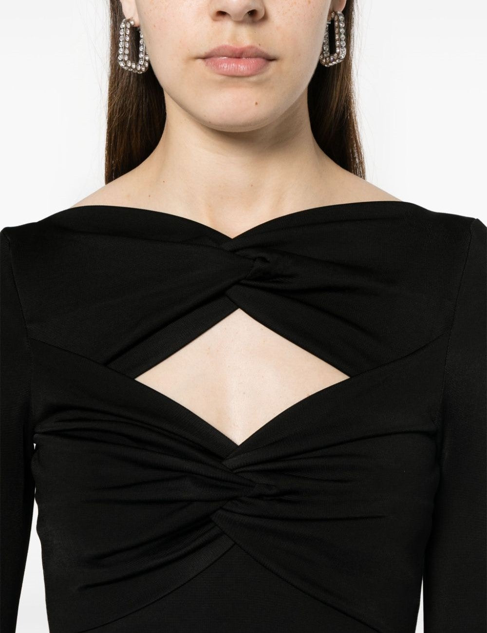 KARL LAGERFELD TWIST LSLV EVENING TOP KARL LAGERFELD