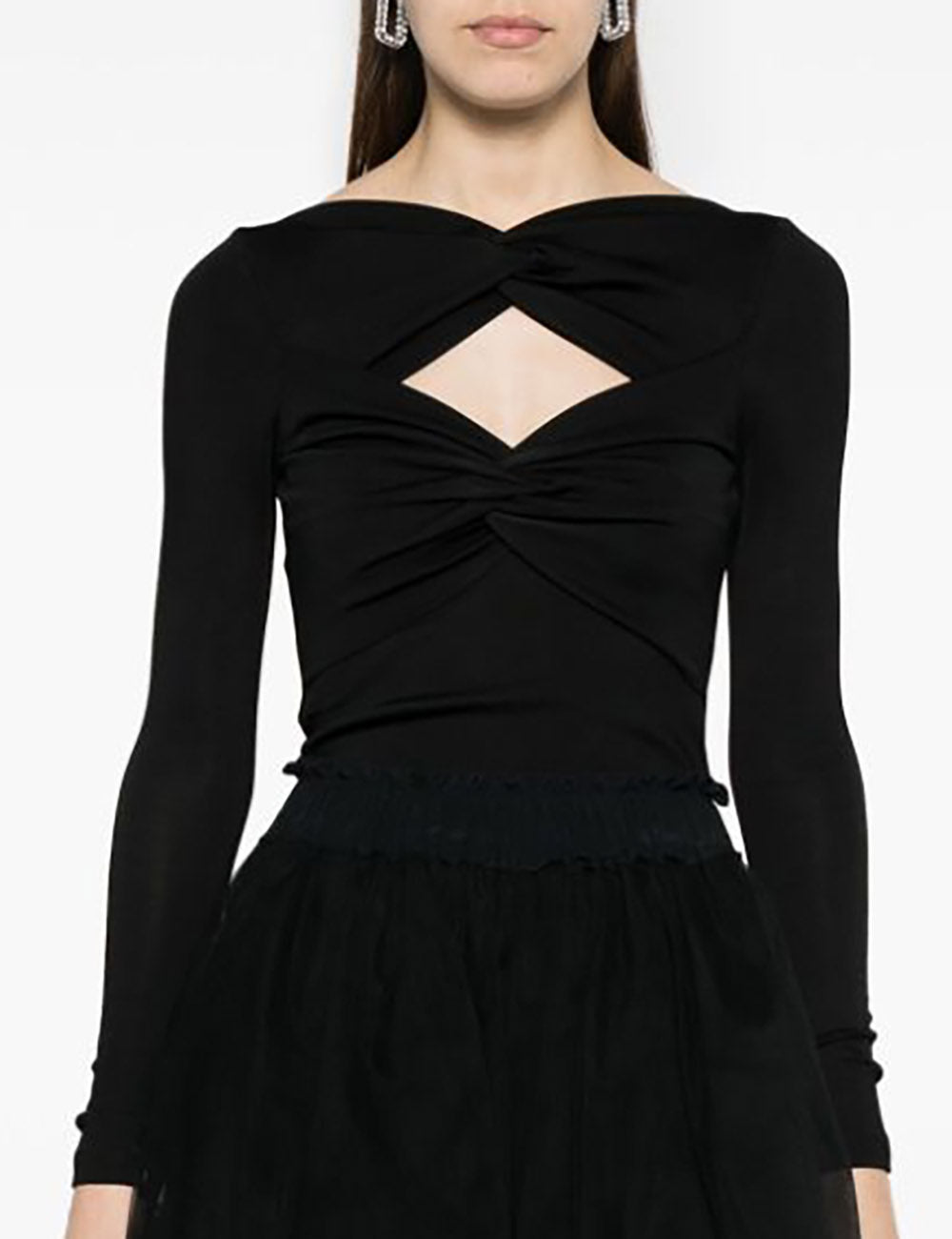 KARL LAGERFELD TWIST LSLV EVENING TOP KARL LAGERFELD