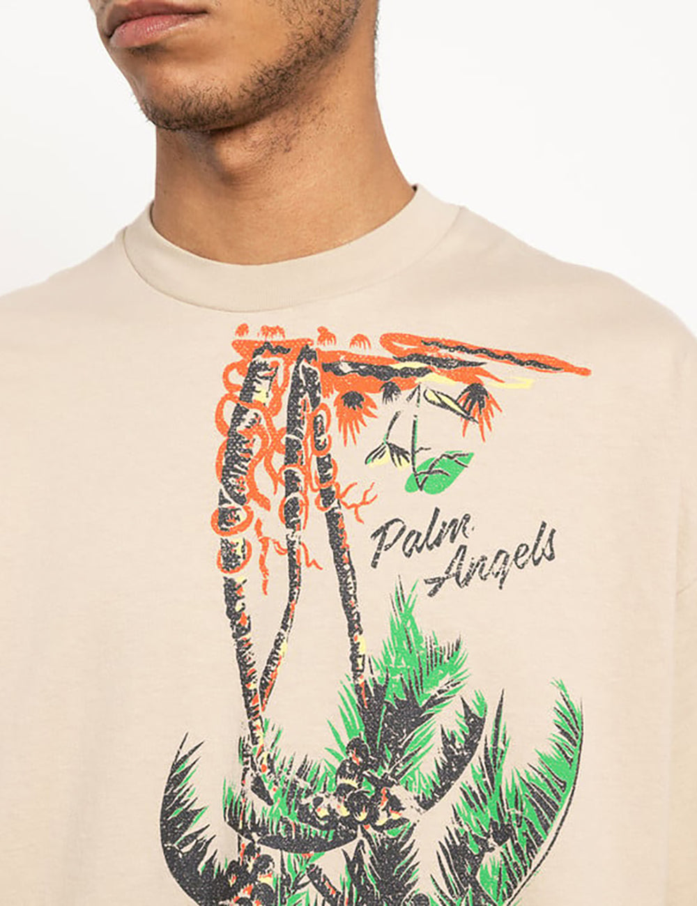 PALM ANGELS UPSIDEDOWN PALM TEE