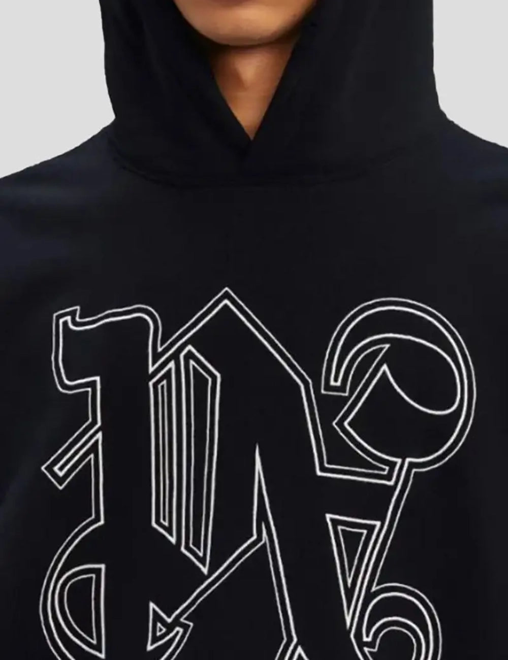 PALM ANGELS PA MONOGRAM STATEMENT HOODY