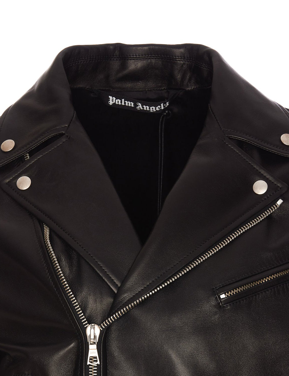 PALM ANGELS PA SLEEK LEATHER PERFECTO