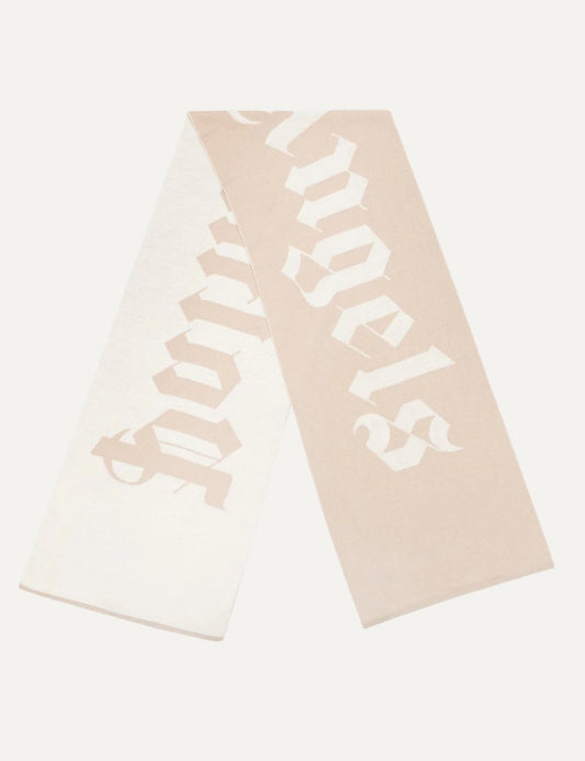 PALM ANGELS LOGO JQRD SCARF