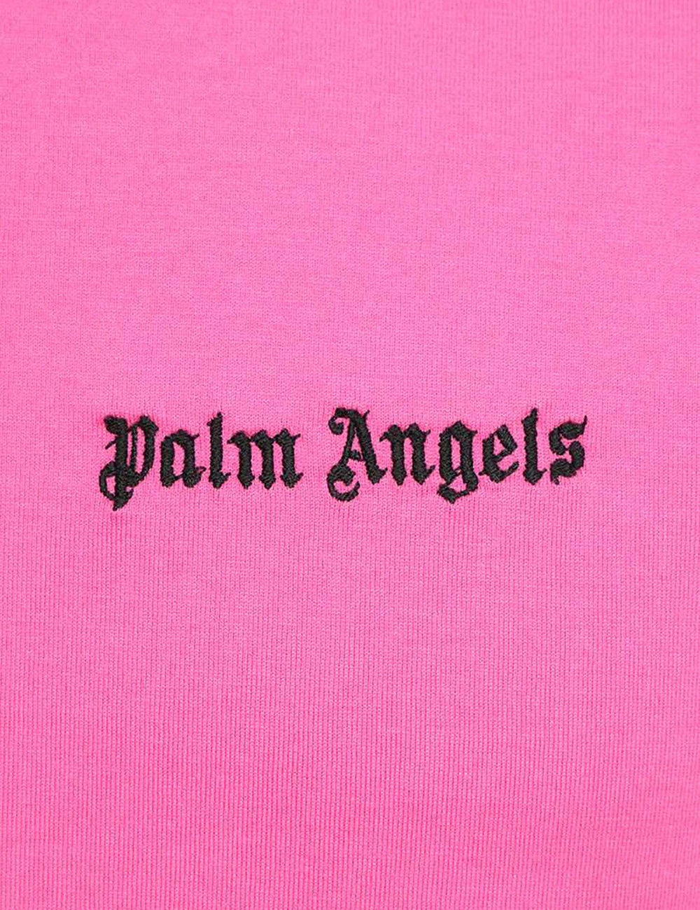 PALM ANGELS EMBROIDERED LOGO SLIM TEE