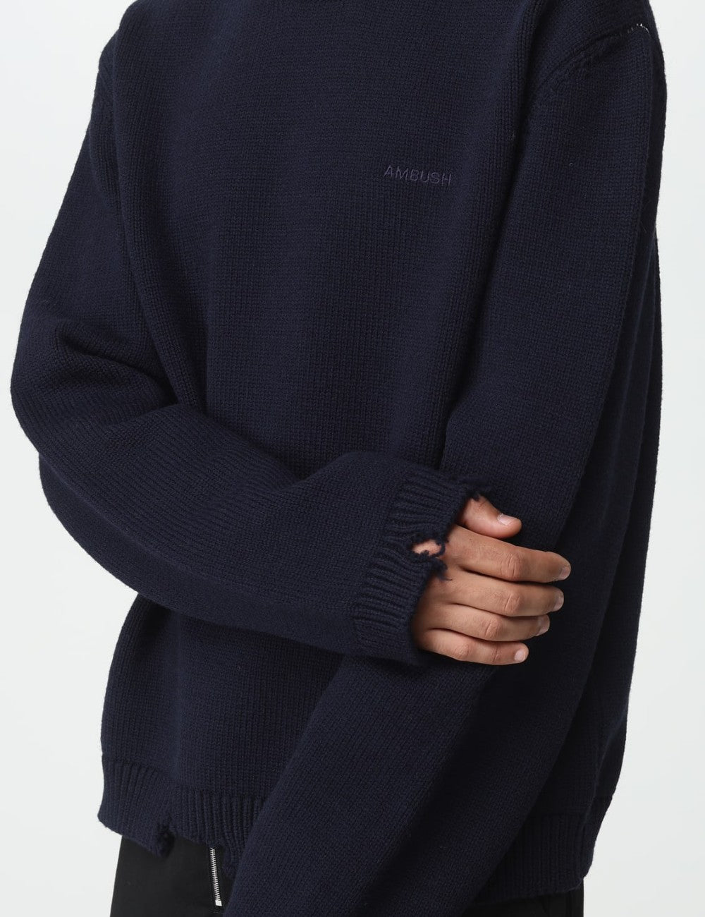 AMBUSH FELTED KNIT REG CR NECK