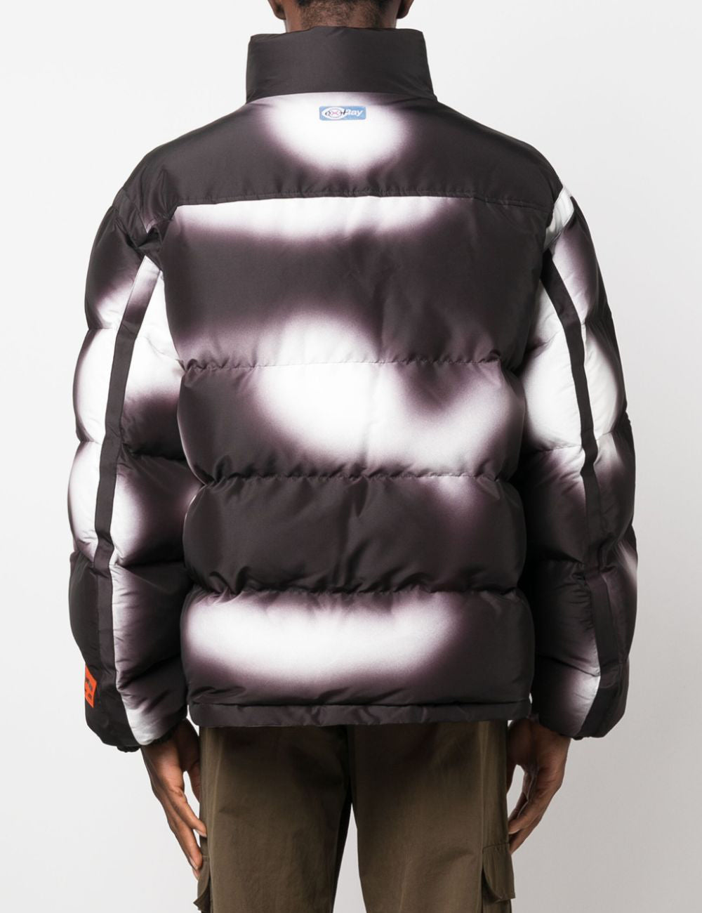 HERON PRESTON EX -RAY AOP BLUR NYLON PUFFER