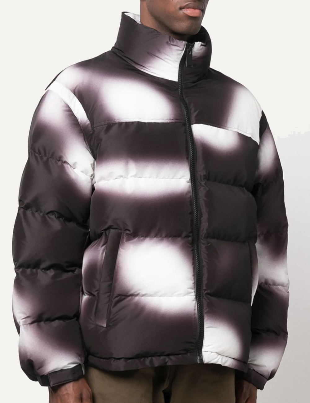 HERON PRESTON EX -RAY AOP BLUR NYLON PUFFER