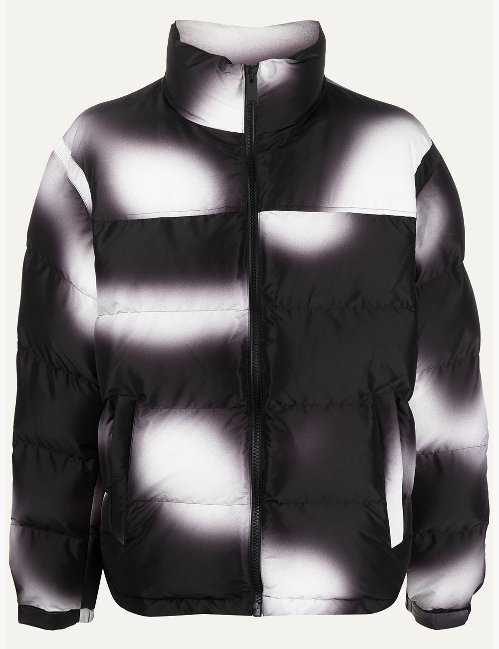 HERON PRESTON EX -RAY AOP BLUR NYLON PUFFER