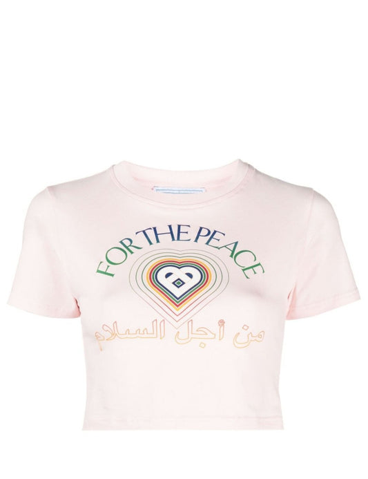 CASABLANCA FOR THE PEACE GRADIENT PRINTED BABY T-SHIRT
