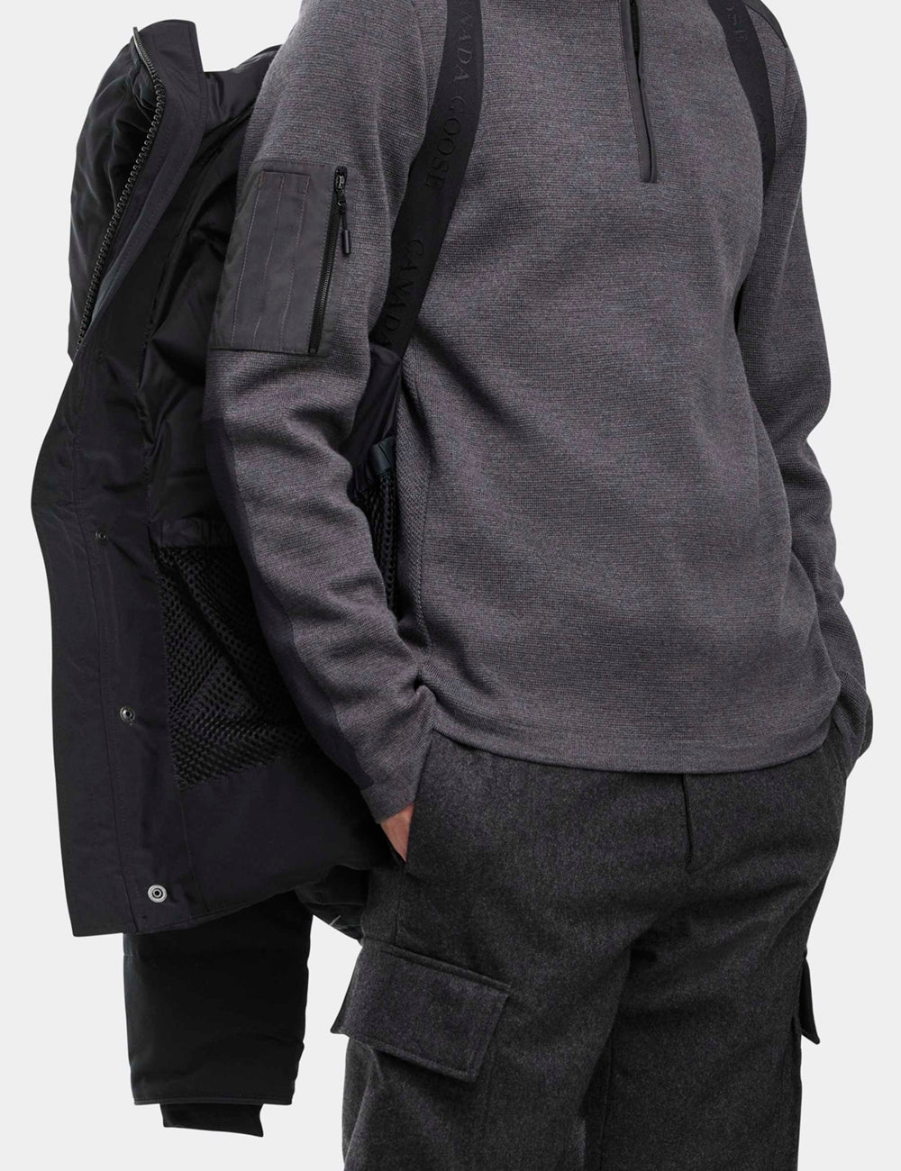 CANADA GOOSE MACMILLAN PARKA BLACK