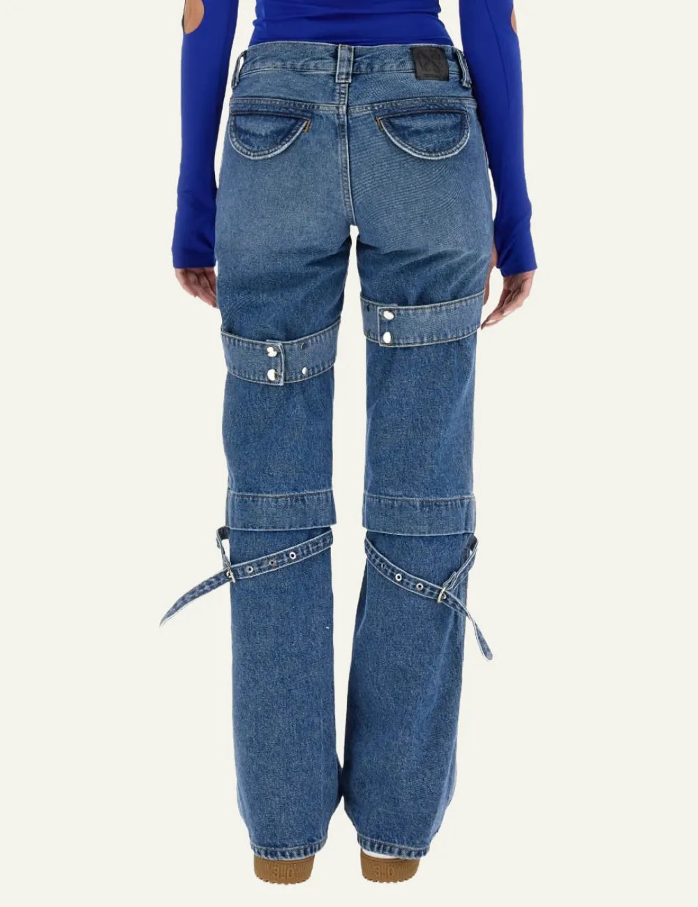 OFF WHITE CARGO ZIP PANT