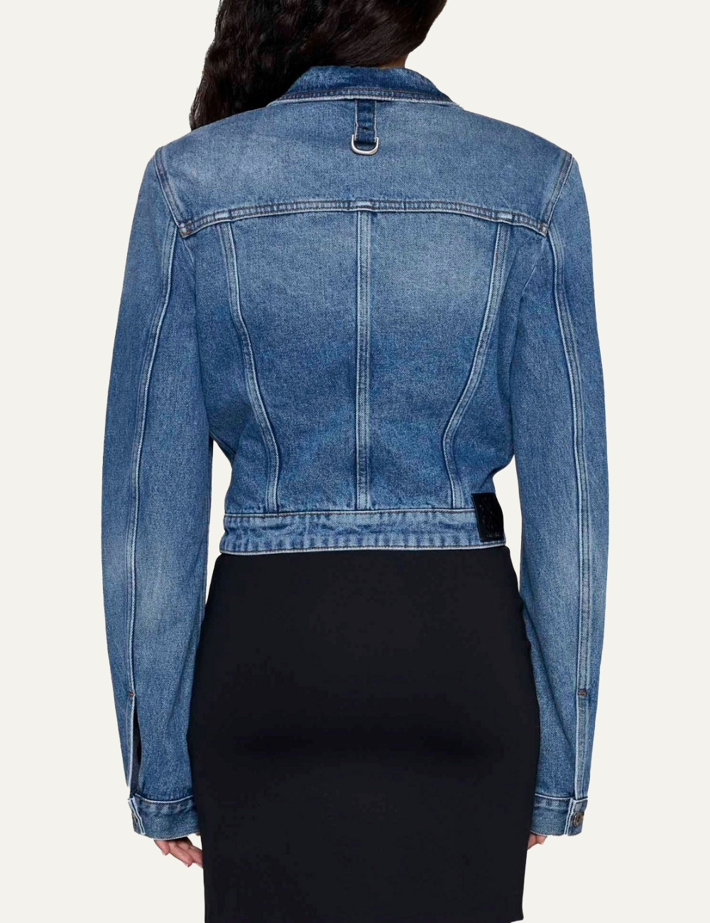 OFF WHITE CARGO CROP JACKET