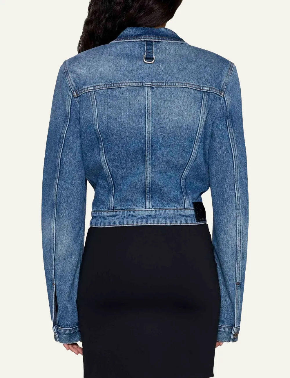 OFF WHITE CARGO CROP JACKET