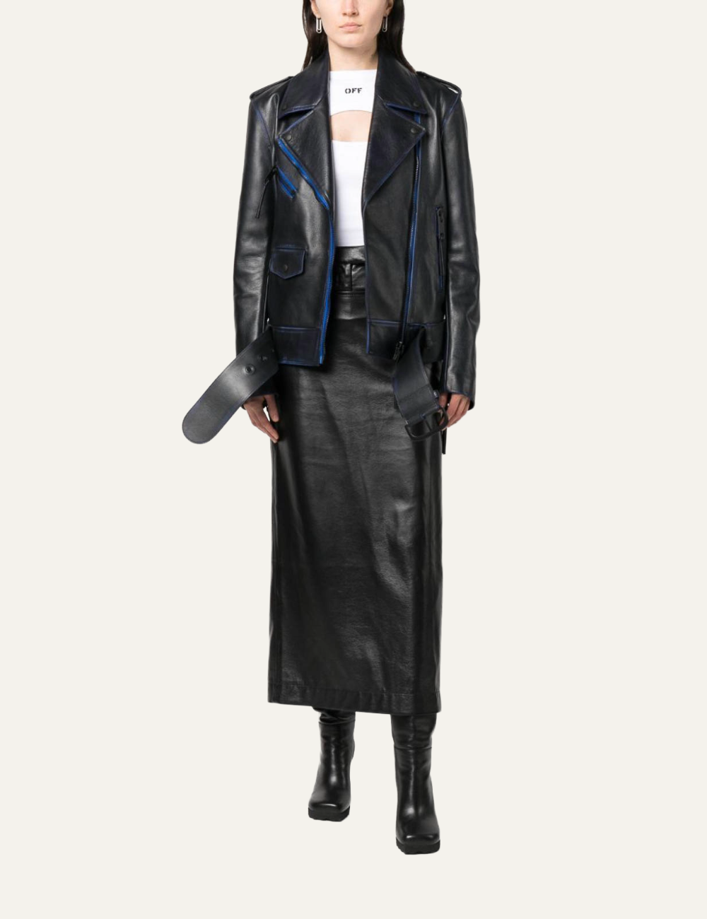 OFF WHITE VINTAGE OVERSIZE BIKER