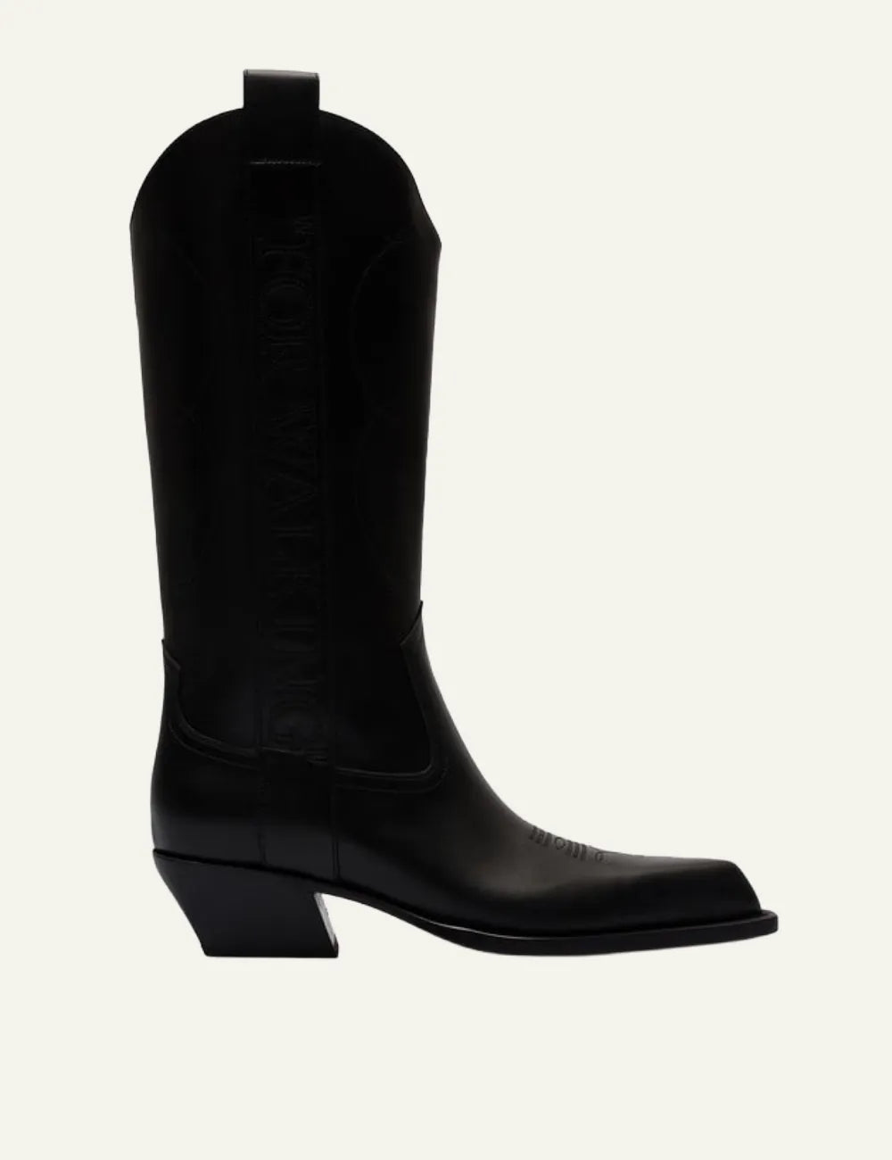 OFF WHITE "FOR WALKING" TEXAN BOOT