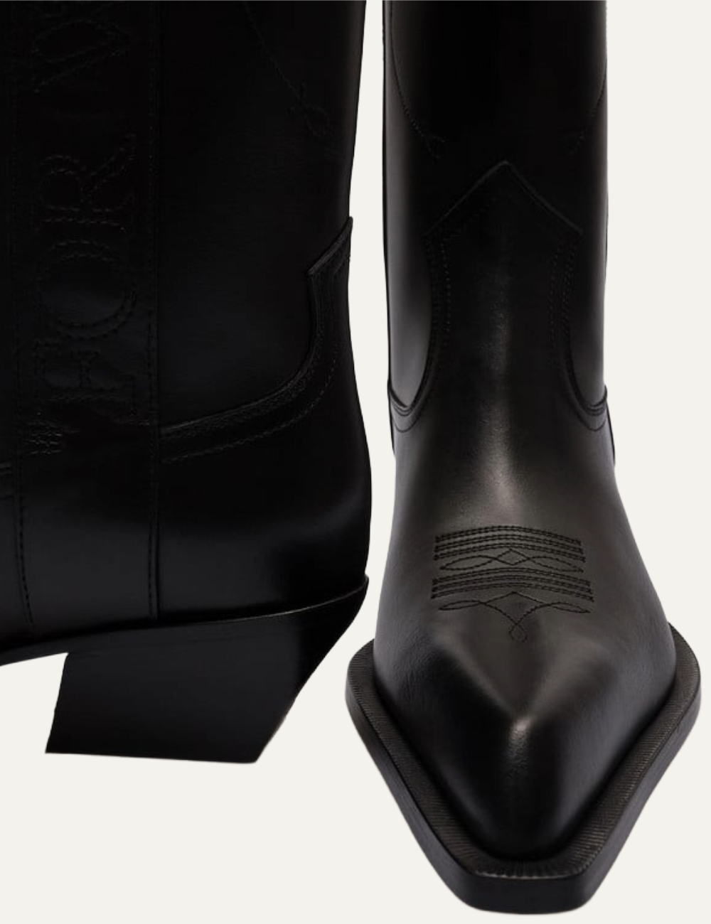 OFF WHITE "FOR WALKING" TEXAN BOOT