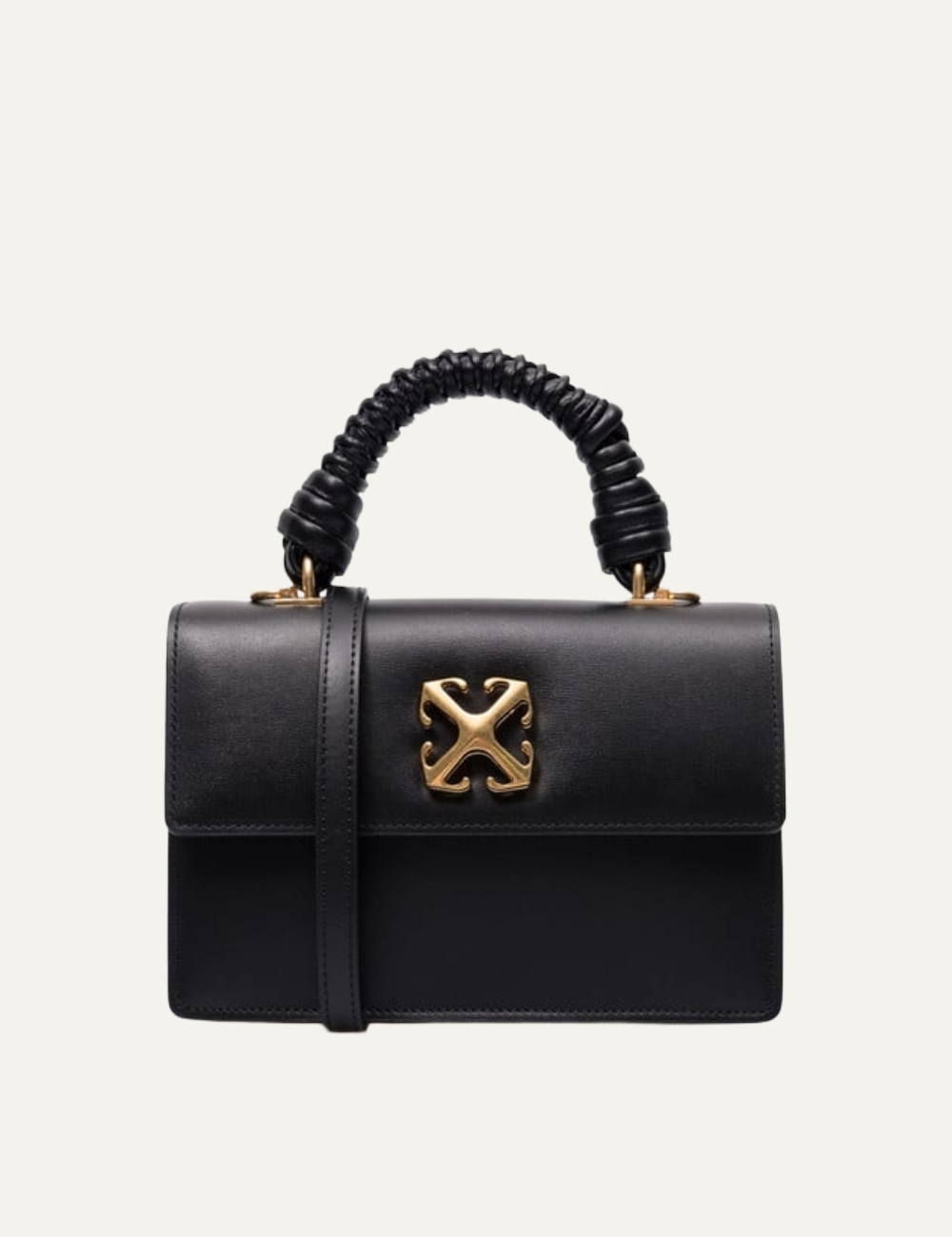 OFF WHITE JITNEY 1.4 TOP HANDLE WOVEN