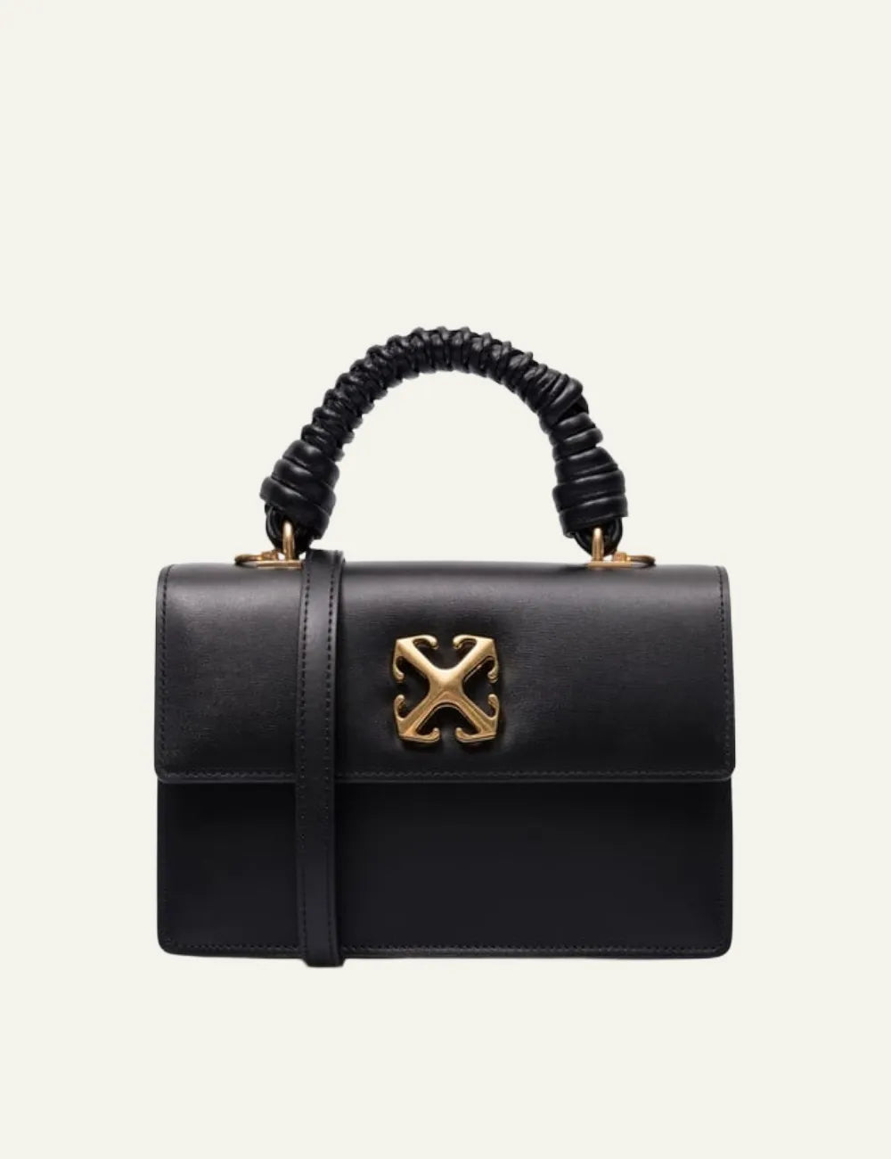 OFF WHITE JITNEY 1.4 TOP HANDLE WOVEN