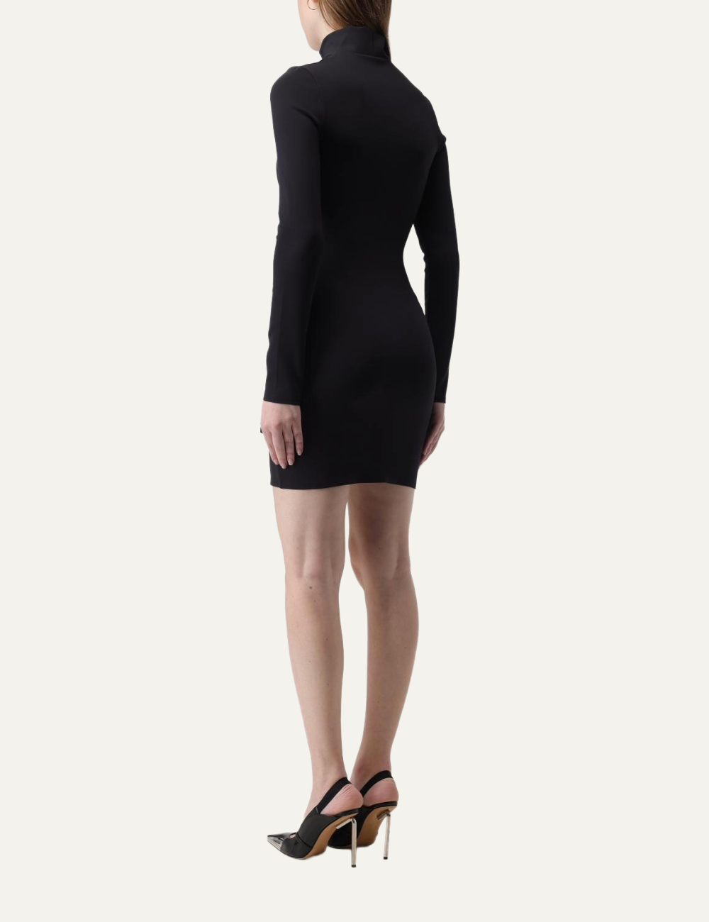 OFF WHITE OFF STAMP SLEEK L/S DRESS