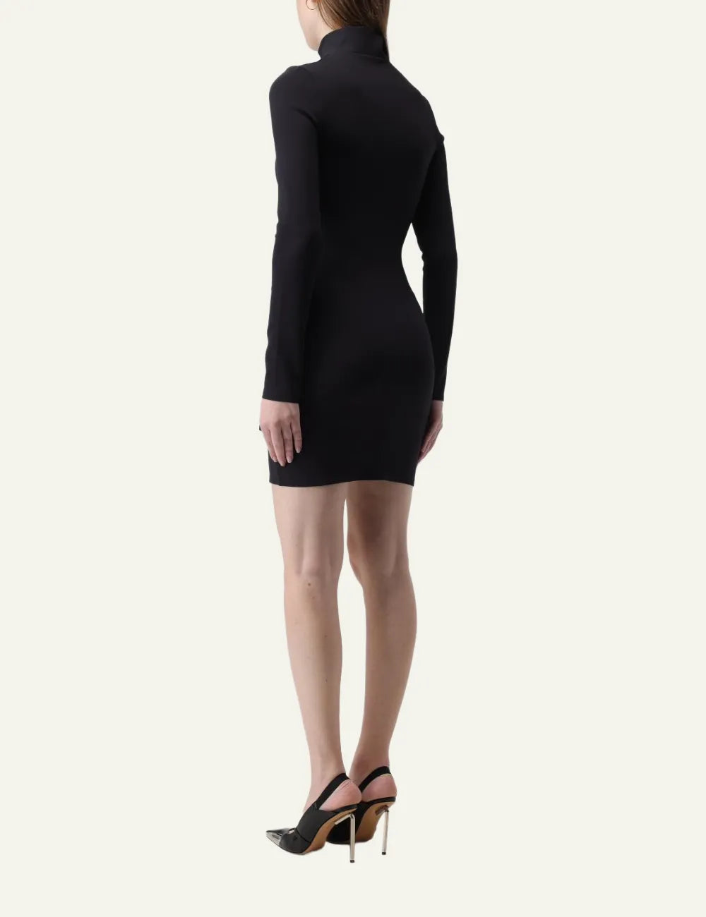 OFF WHITE OFF STAMP SLEEK L/S DRESS