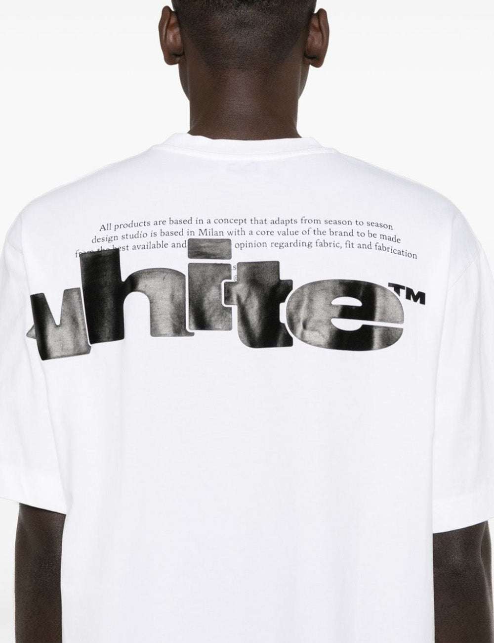 OFF WHITE SHARED LOGO SKATE S/S TEE OFF WHITE