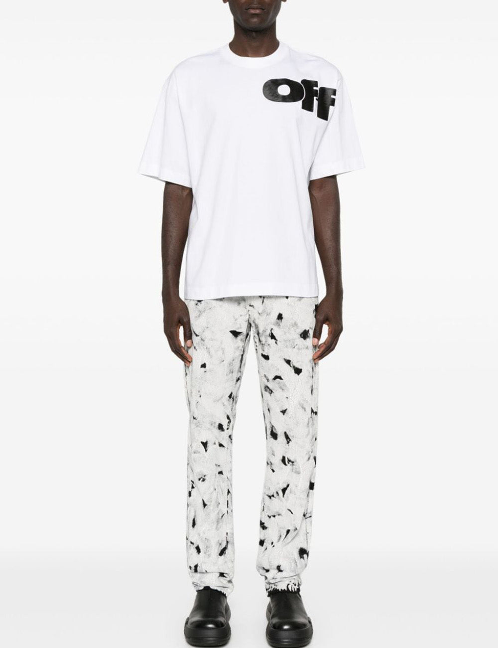 OFF WHITE SHARED LOGO SKATE S/S TEE OFF WHITE