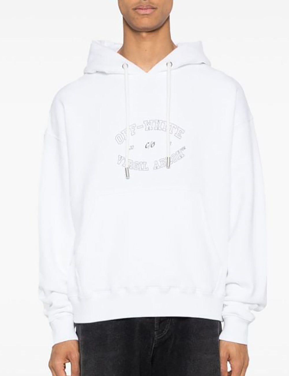 OFF WHITE COLLEGE SKATE HOODIE OFF WHITE