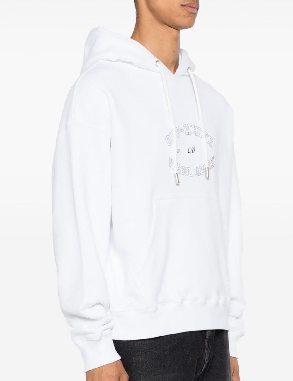 OFF WHITE COLLEGE SKATE HOODIE OFF WHITE