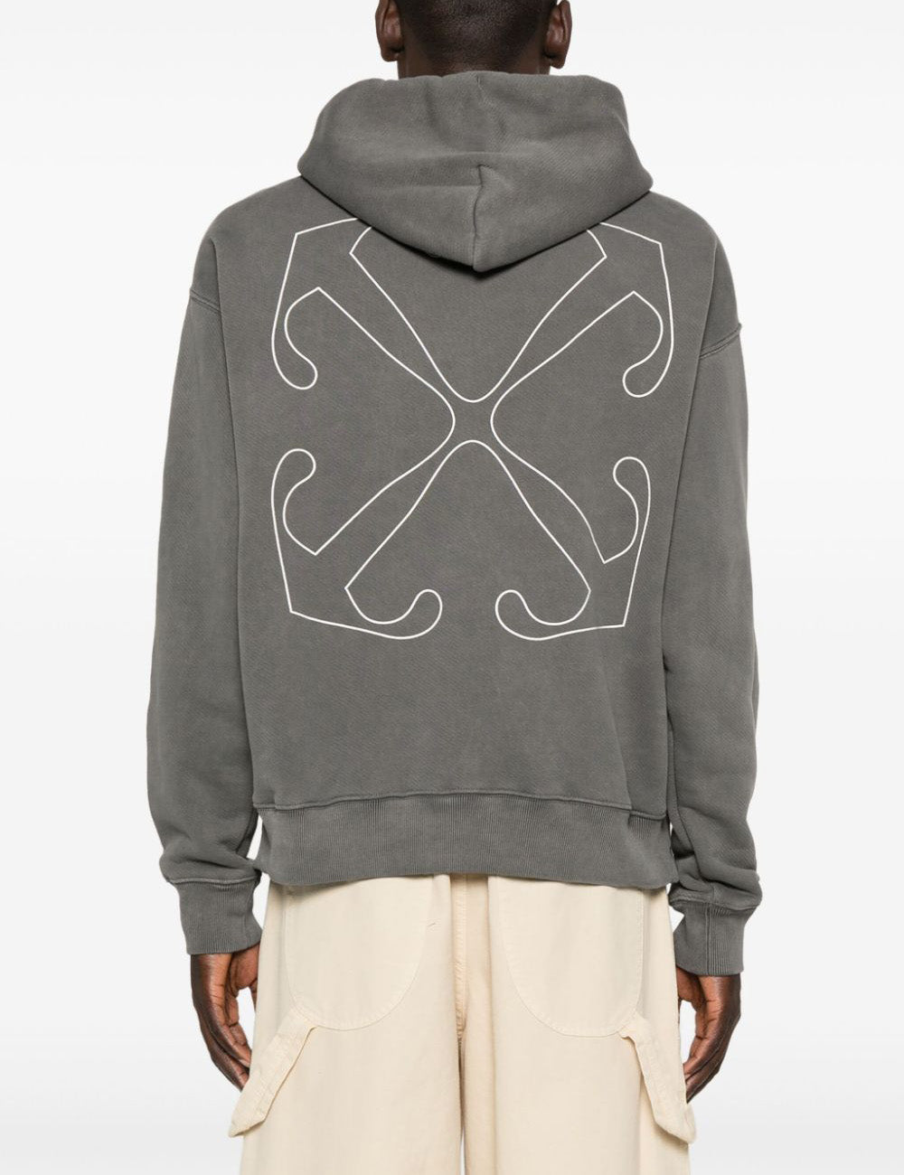 OFF WHITE OUTLINE ARROW SKATE HOODIE OFF WHITE