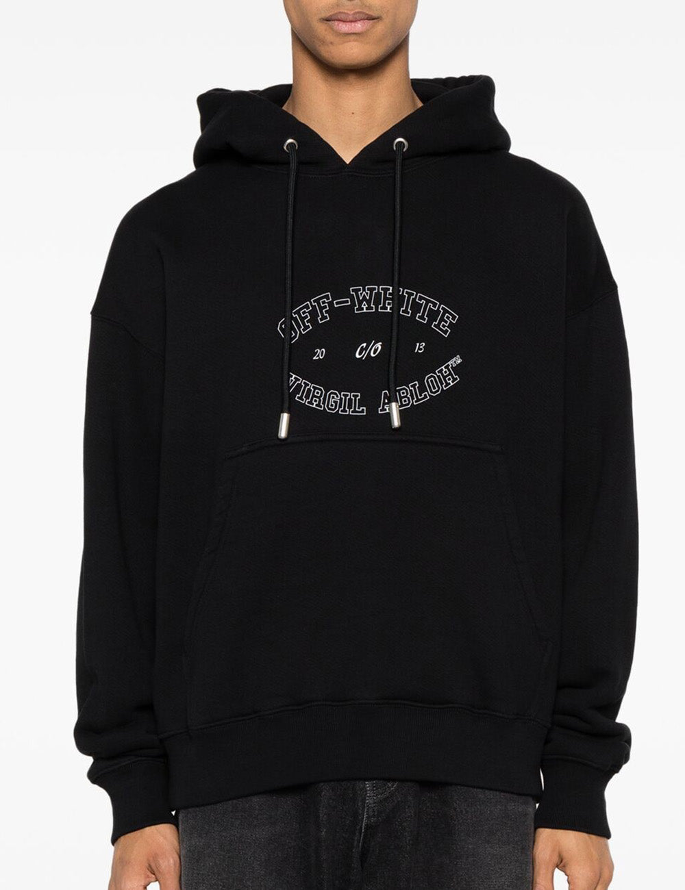 OFF WHITE COLLEGE SKATE HOODIE OFF WHITE