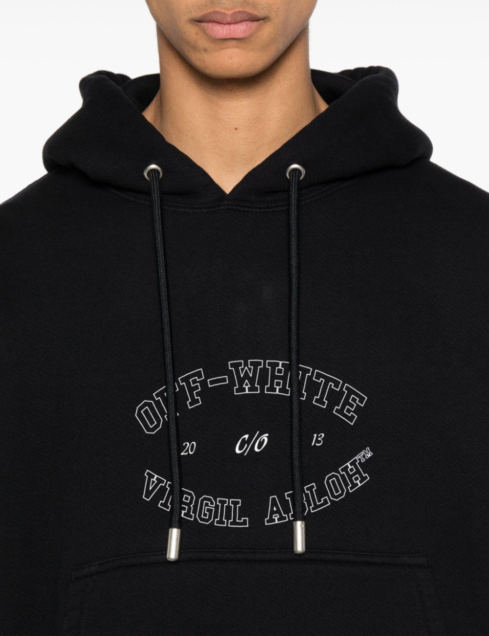 OFF WHITE COLLEGE SKATE HOODIE OFF WHITE