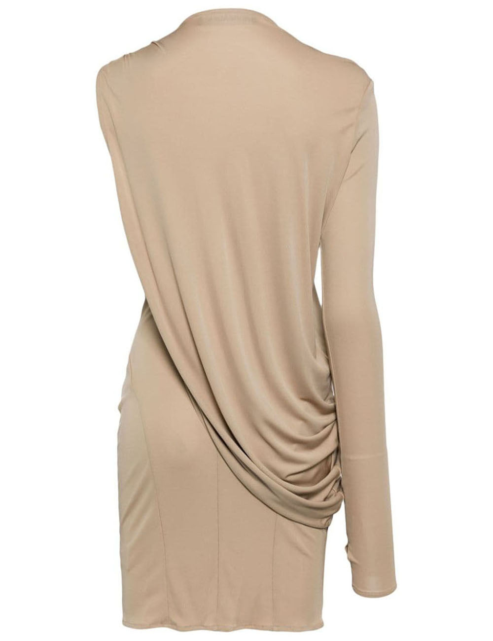 ANDREADAMO DRAPED JERSEY MINI DRESS ANDREADAMO