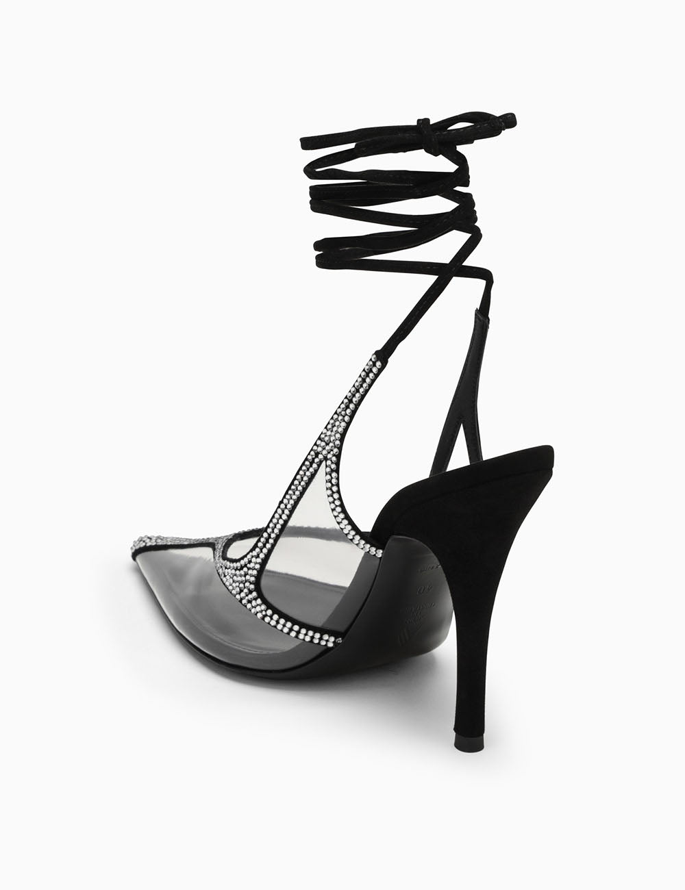 THE ATTICO VENUS CHROME SLINGBACK THE ATTICO