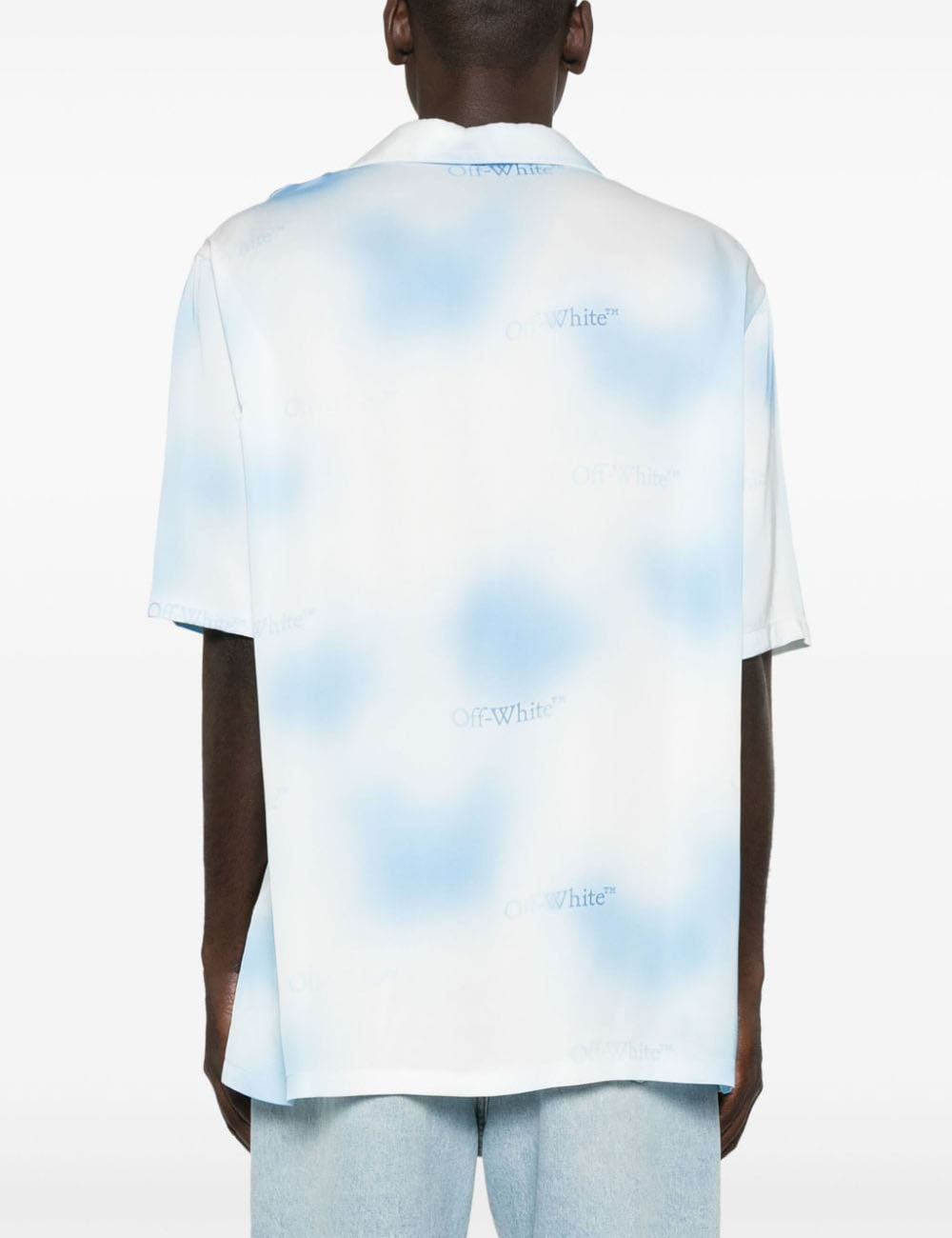 OFF WHITE SS GRADIENT BOWLING SHIRT