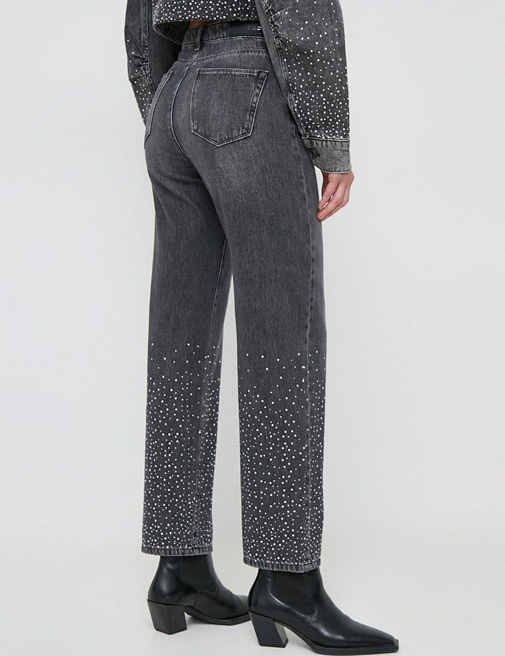 KARL LAGERFELD SPARKLE GF DENIM PANTS KARL LAGERFELD