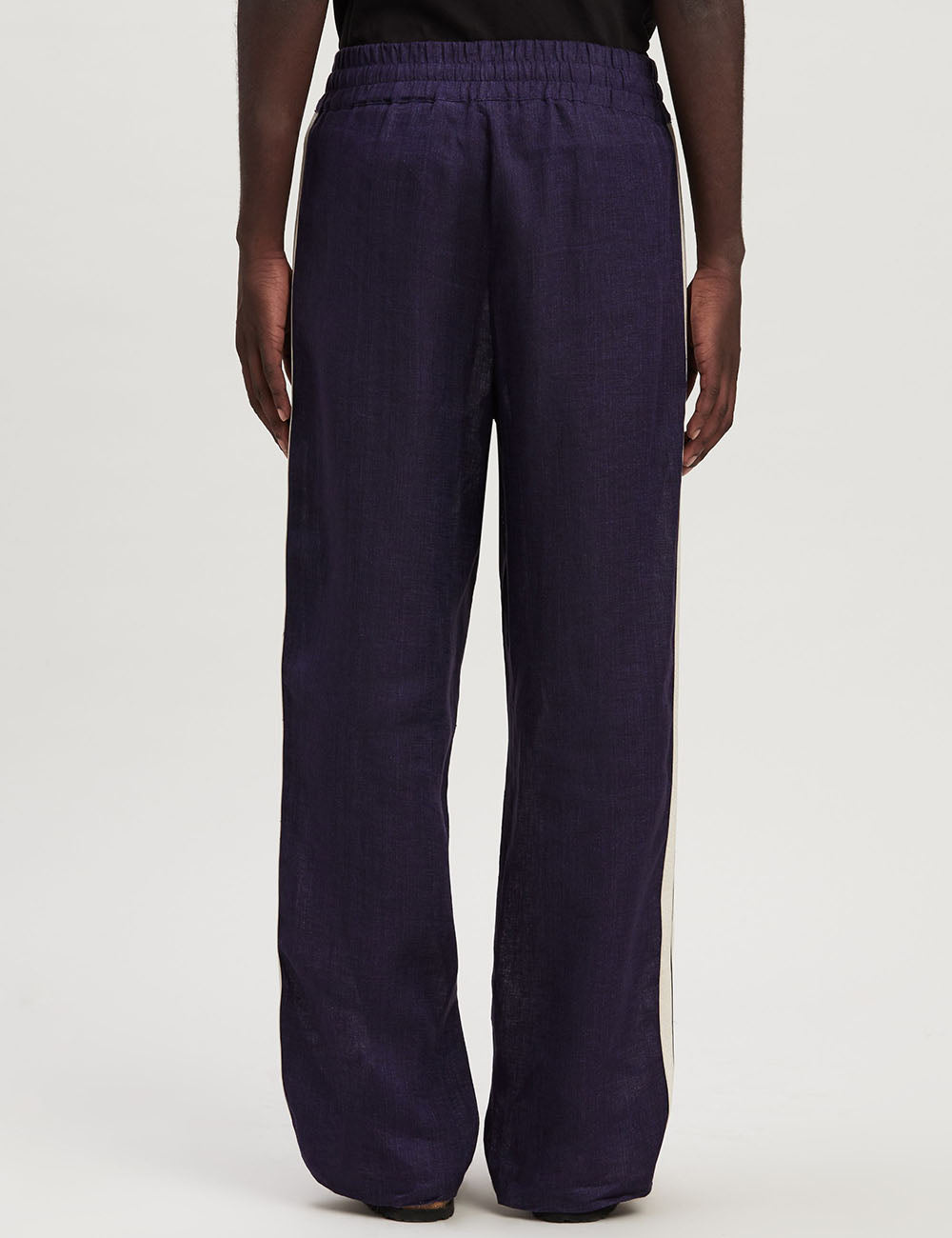 PALM ANGELS CLASSIC LOGO LINEN TRACK PANT PALM ANGELS