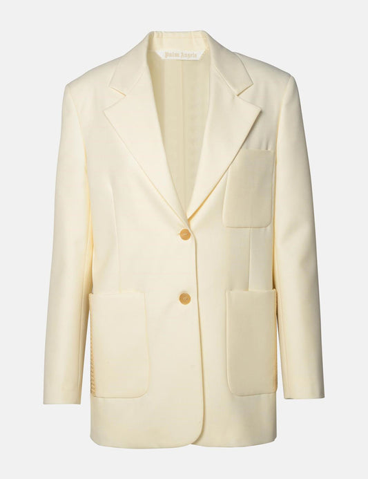 PALM ANGELS B KNIT TAPE BLAZER PALM ANGELS