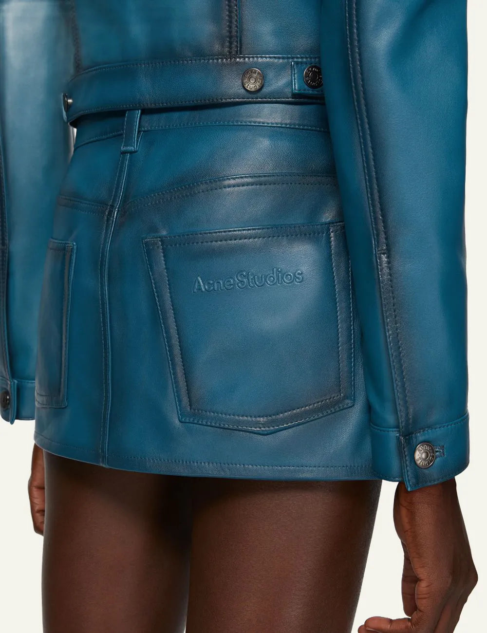 ACNE STUDIOS SKIRT BLUE BLACK