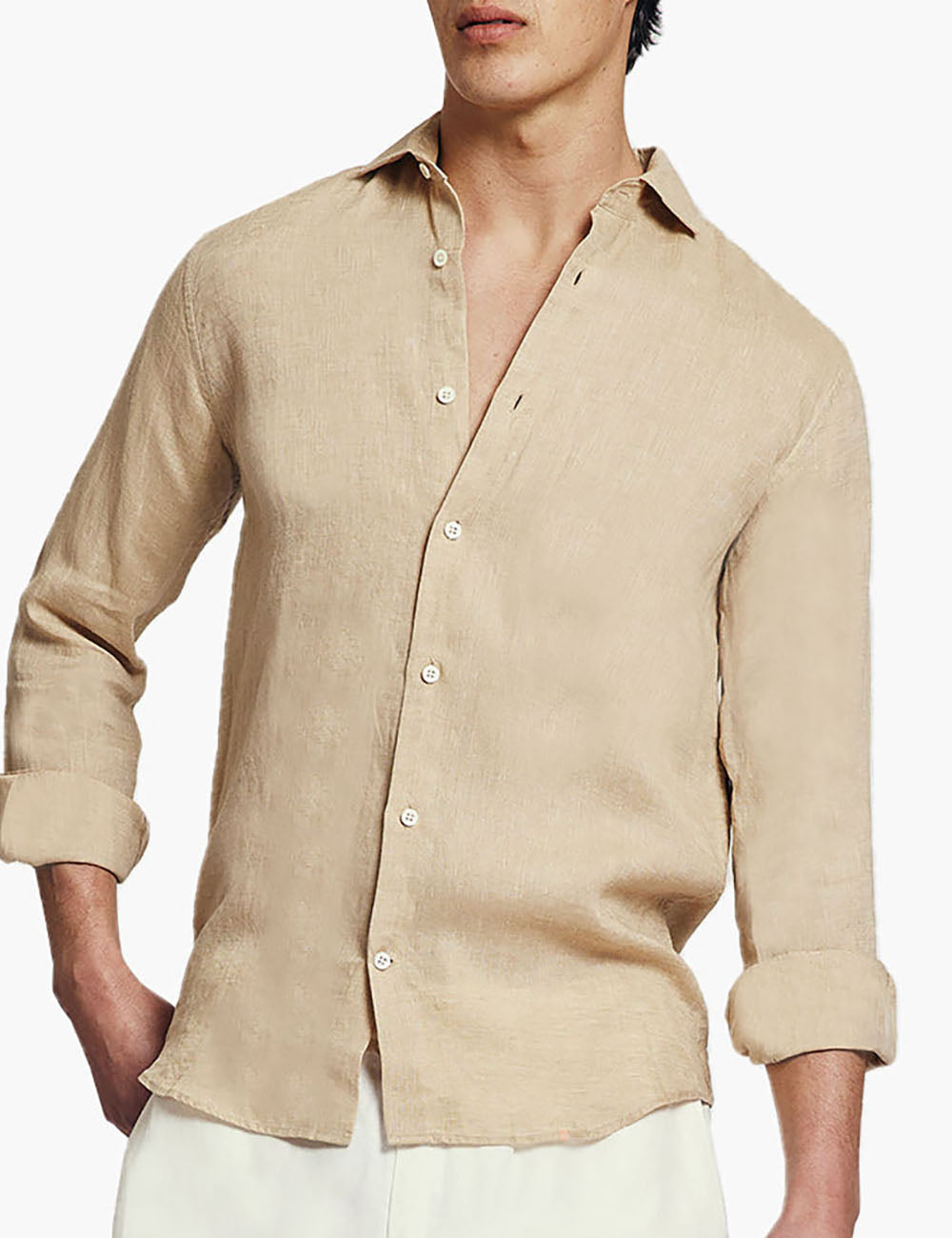 FRESCOBOL CARIOCA ANTONIO LINEN SHIRT L/S FRESCOBOL CARIOCA