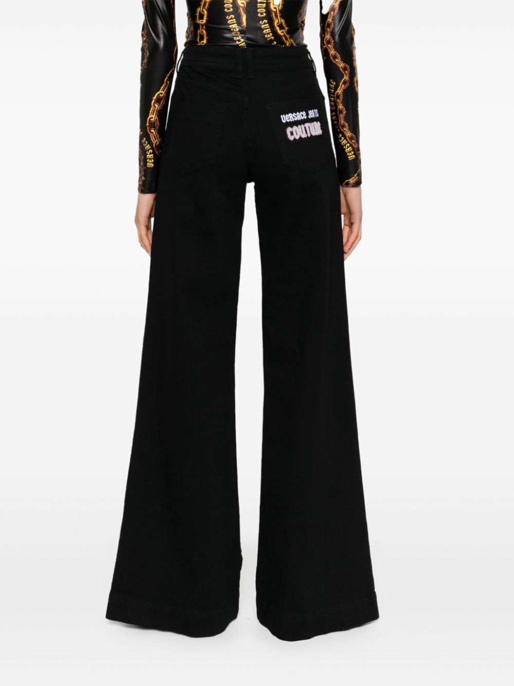 VERSACE JEANS COUTURE SLIM WIDE LEG STELLA ΠΑΝΤΕΛΟΝΙ VERSACE JEANS COUTURE