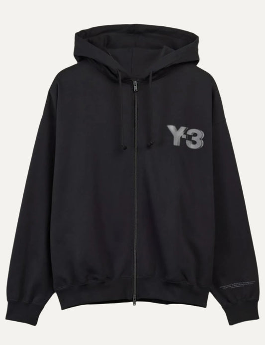 Y-3 LOGO ZIP HOODIE Y-3