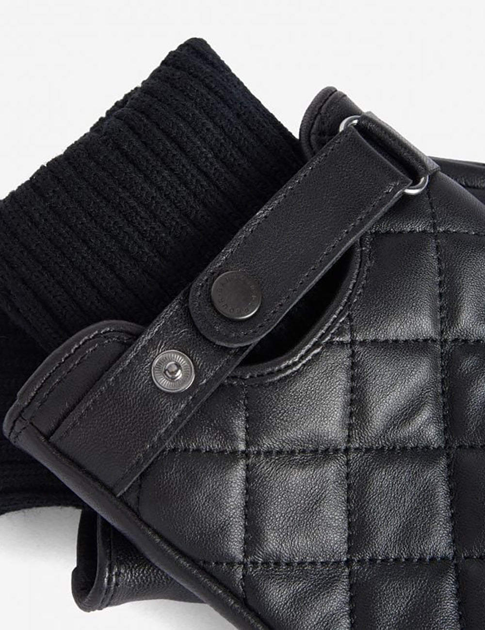 BARBOUR QUILTED LEATHER GLOVES BARBOUR