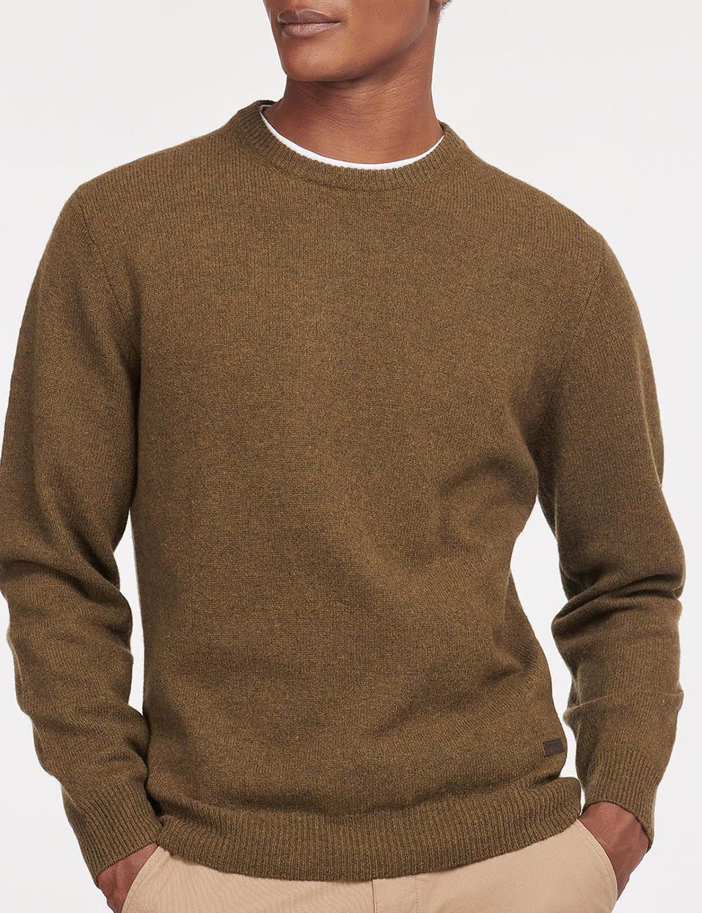 BARBOUR CREW NECK SWEATER