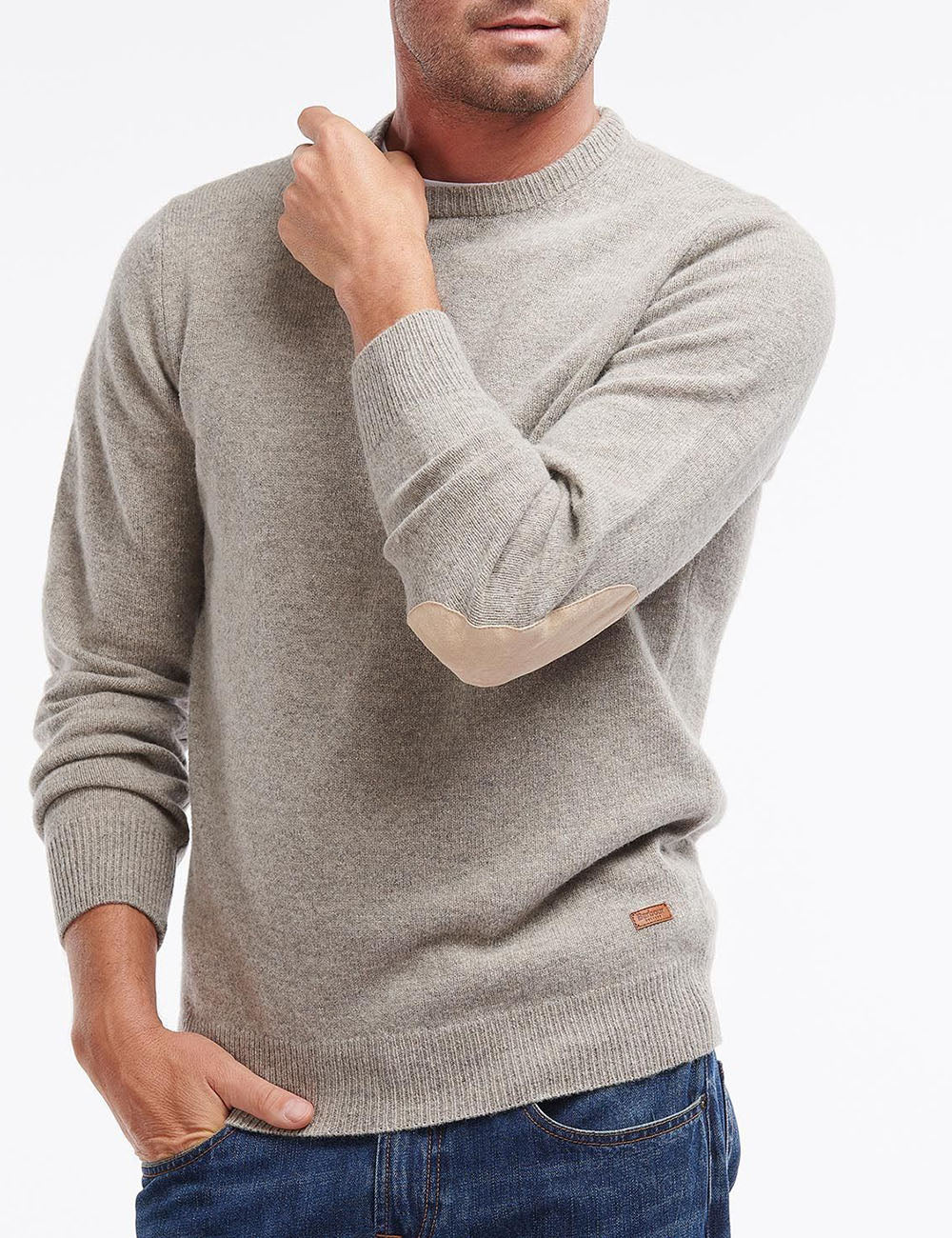 BARBOUR CREW NECK SWEATER