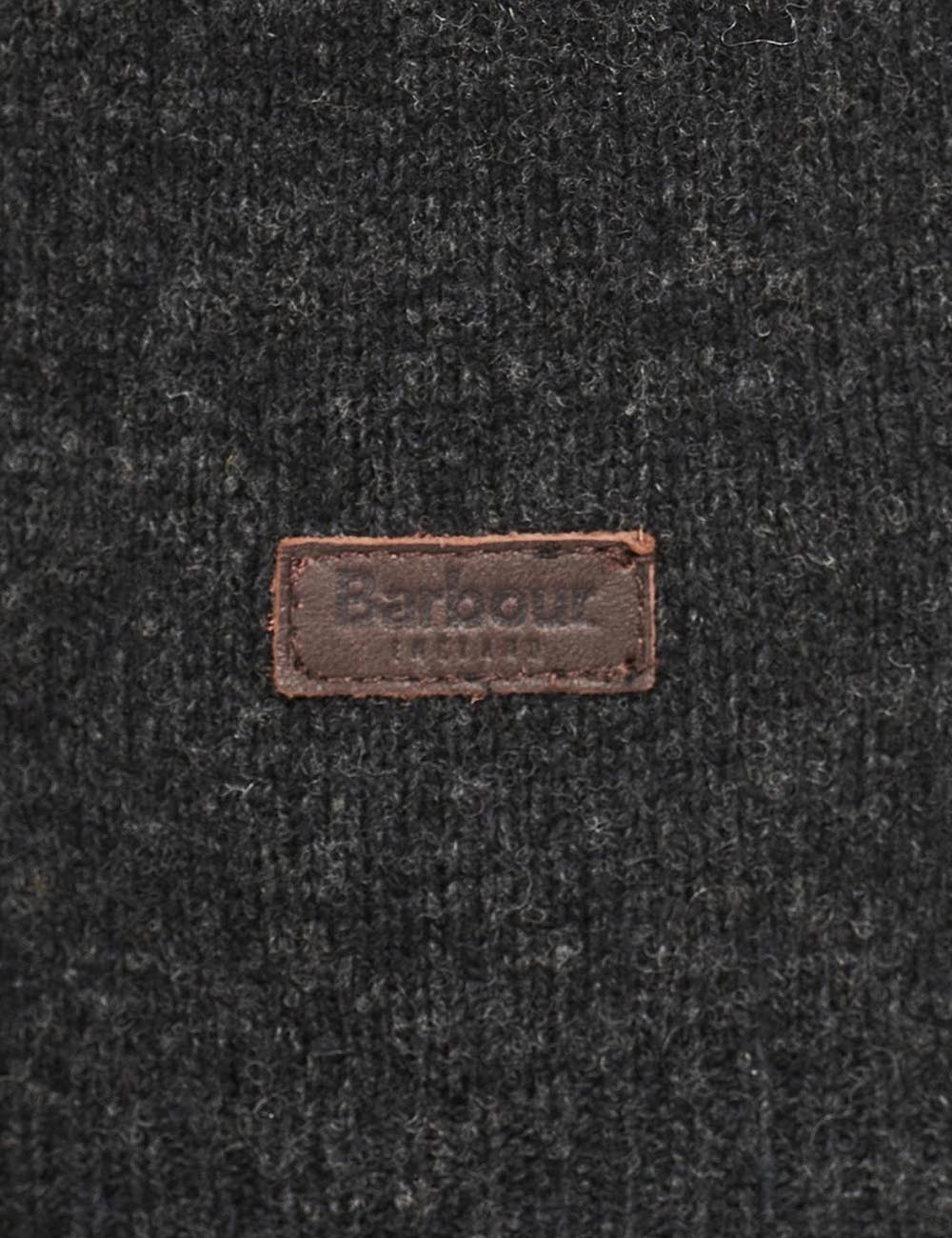 BARBOUR HALF ZIP KNITTED JUMPER