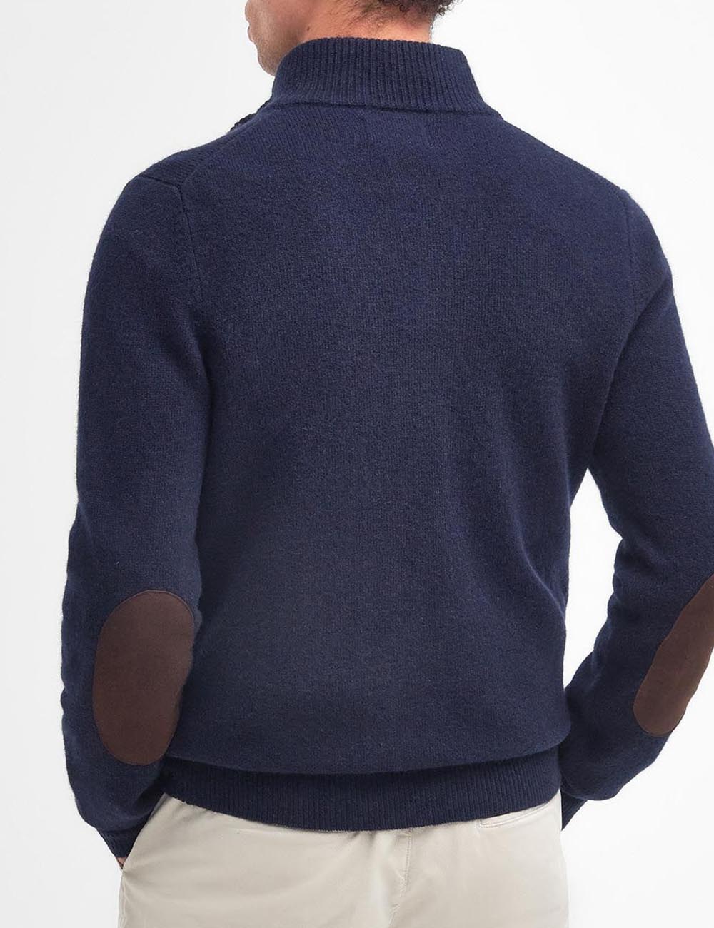 BARBOUR HALF ZIP KNITTED JUMPER