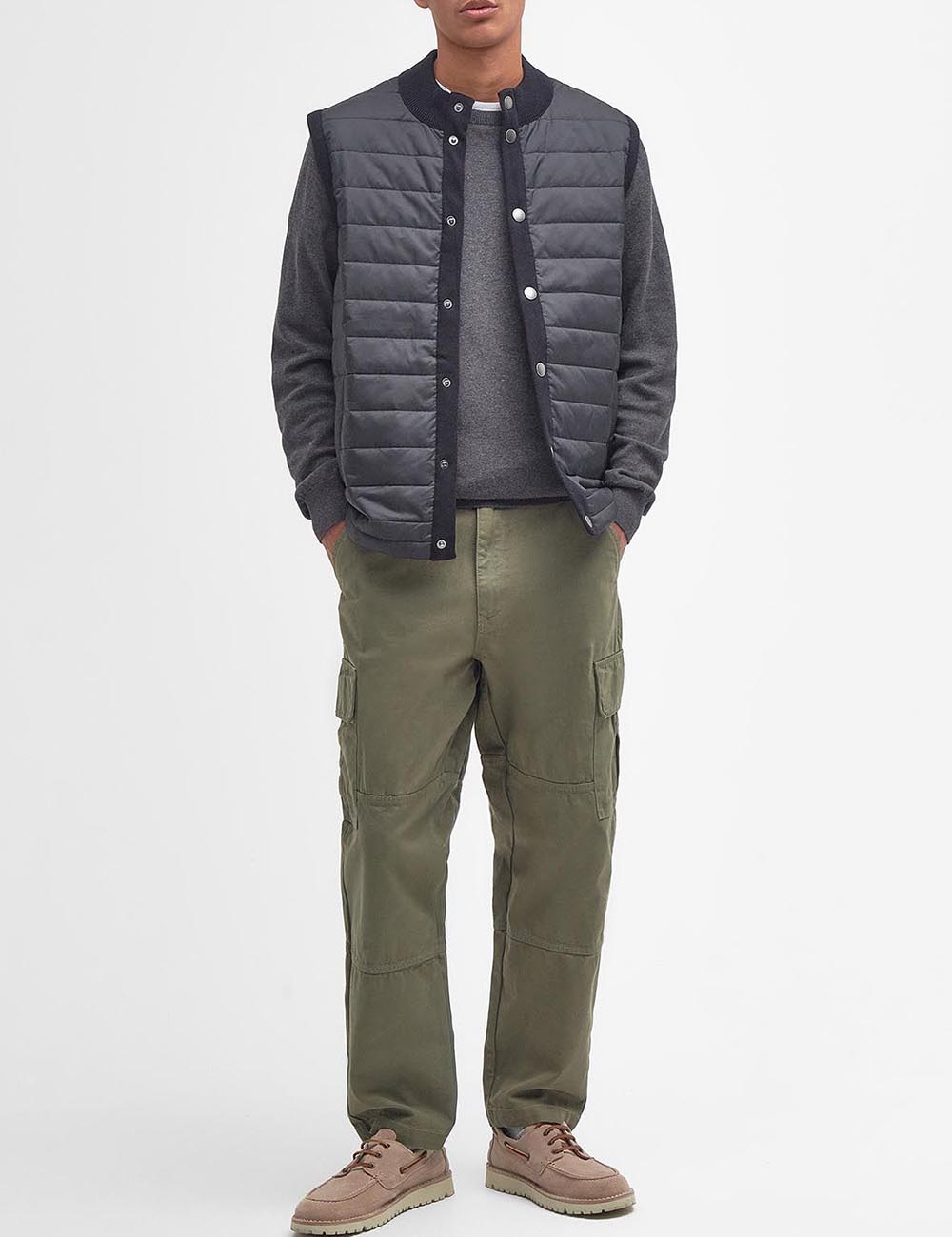 BARBOUR ESSENTIAL KNITTED GILET