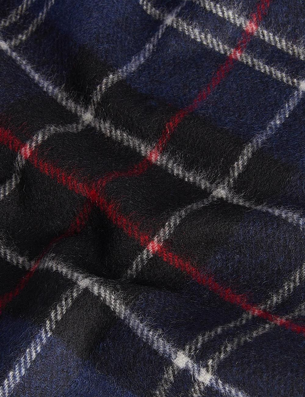 BARBOUR TARTAN LAMBSWOOL SCARF