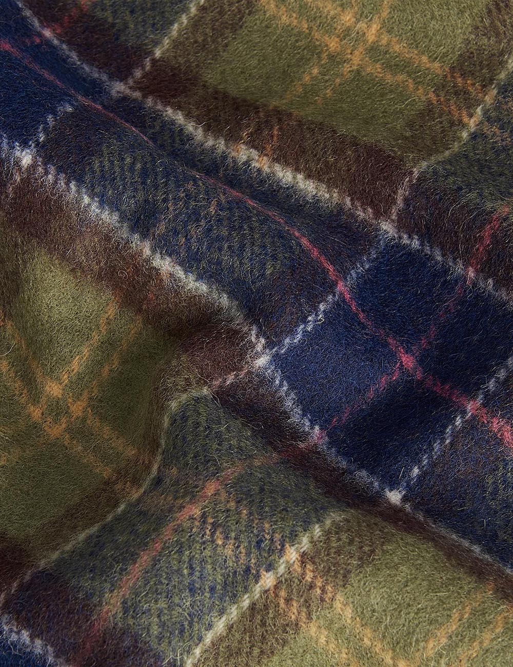 BARBOUR TARTAN LAMBSWOOL SCARF