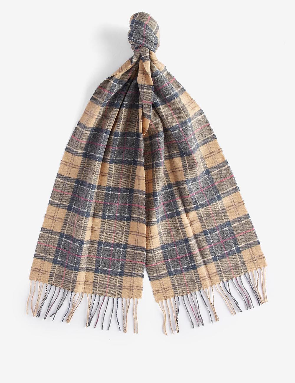 BARBOUR TARTAN LAMBSWOOL SCARF